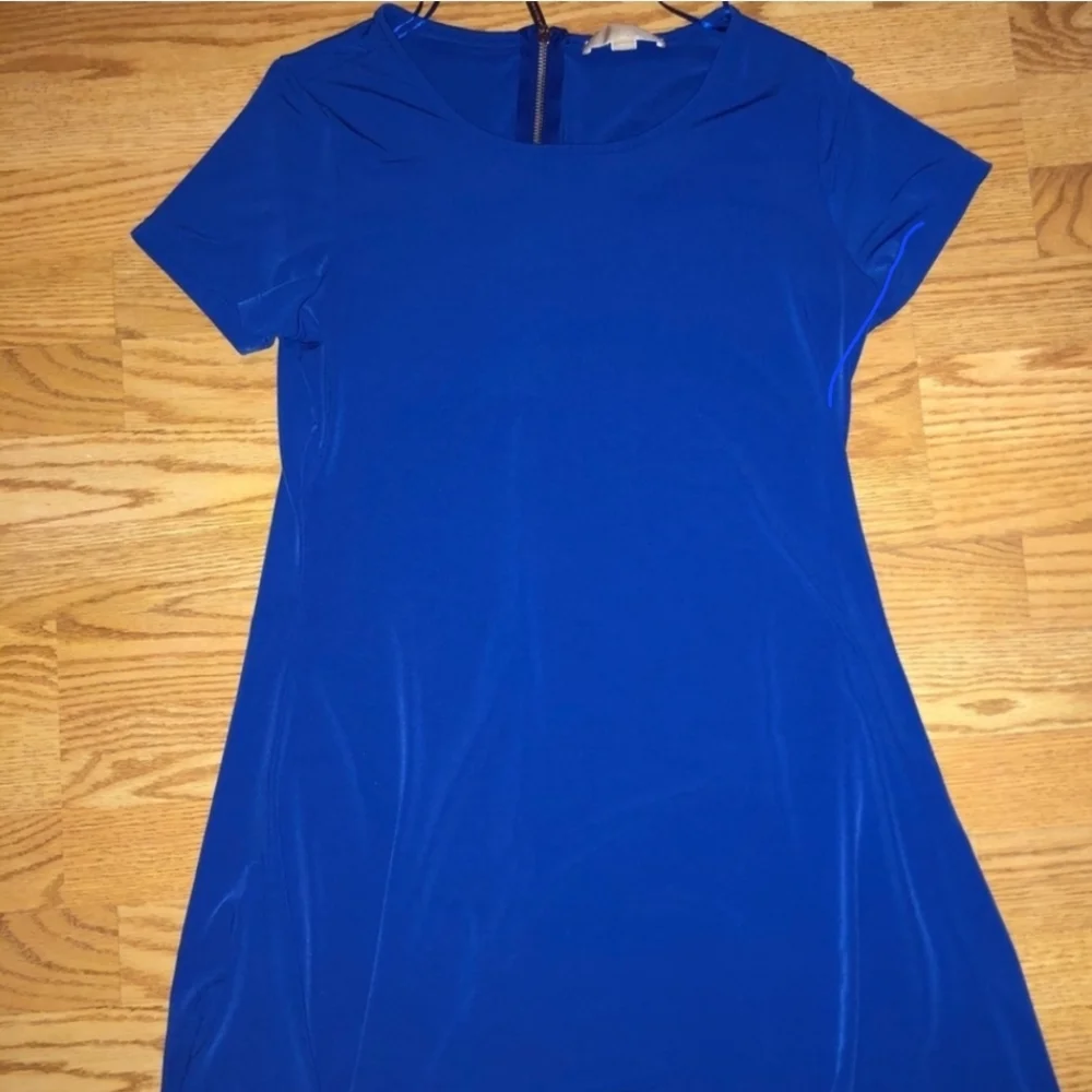 Elegant Blue Women's Dress